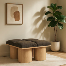 Load image into Gallery viewer, Pavilion - 4 Piece Modular Bench With Natural Base