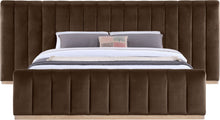 Load image into Gallery viewer, Amara - Velvet Upholstered Bed