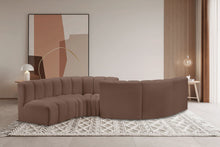 Load image into Gallery viewer, Arc - Faux Leather 6 Piece Modular Sofa