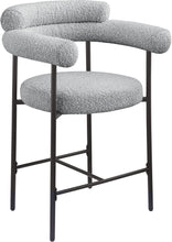 Load image into Gallery viewer, Blake - Counter Stool With Black Base (Set of 2)