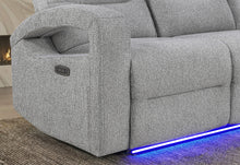 Load image into Gallery viewer, U6611 - Power Reclining Sofa With LED - Dark Gray