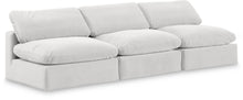 Load image into Gallery viewer, Comfy - Velvet Modular Armless Sofa 3 Seats