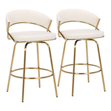 Load image into Gallery viewer, Jie - Glam Fixed Height Counter Stool (Set of 2)