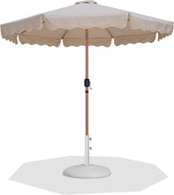 Load image into Gallery viewer, Amalfi - Patio Umbrella - White Base / Light Brown Pole