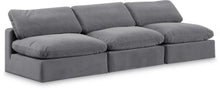 Load image into Gallery viewer, Comfy - Velvet Modular Armless Sofa 3 Seats