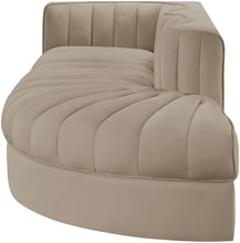 Load image into Gallery viewer, Rummi - Velvet Performance Fabric Upholstered 3 Piece Modular Sectional
