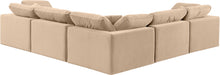 Load image into Gallery viewer, Comfy - 5 Piece Velvet Modular Corner Sectional