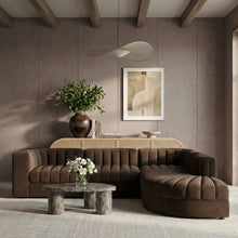 Load image into Gallery viewer, Rummi - Velvet Performance Fabric Upholstered 5 Piece Modular Sectional