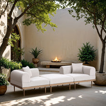Load image into Gallery viewer, Laguna - 3 Piece 106.5" Outdoor Patio Modular Sofa With Backless Seat