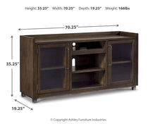 Load image into Gallery viewer, Starmore - XL TV Stand w/Fireplace Option - Brown