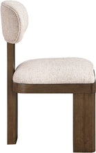 Load image into Gallery viewer, Timbra - Linen Textured Fabric Upholstered Dining Chair (Set of 2) - Walnut Base