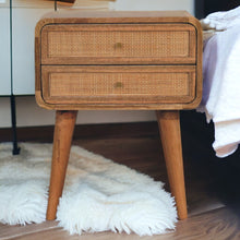 Load image into Gallery viewer, Close Knit 2 Drawer Nightstand - Oak