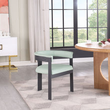 Load image into Gallery viewer, Romeo - Faux Leather Dining Chair With Black Base (Set of 2)