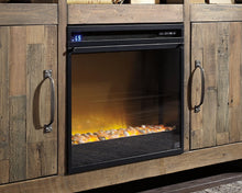 Load image into Gallery viewer, Entertainment Accessories - Fireplace Insert Glass/Stone - Black