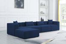 Load image into Gallery viewer, Cube - Linen 5 Piece Modular Sectional With Chaise