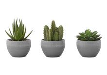 Load image into Gallery viewer, Artificial Succulent Plants (Set of 3)