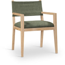Load image into Gallery viewer, Avon - Linen Textured Performance Fabric Upholstered Dining Arm Chair