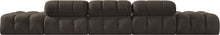 Load image into Gallery viewer, Ames - 5 Piece Boucle Upholstered Modular Sofa With 2 Armless Seats