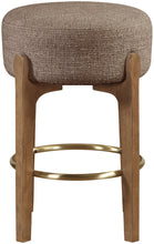 Load image into Gallery viewer, Torino - Backless Counter Stool With Brushed Brown Base (Set of 2)