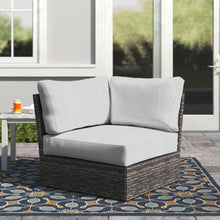 Load image into Gallery viewer, Shick - Corner Wedge Patio Chair With Cushions