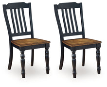 Load image into Gallery viewer, Clorazi - Dining Room Side Chair (Set of 2) - Black / Brown