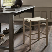 Load image into Gallery viewer, Santos - Backless Counter Stool With Stained Brown Base