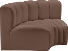 Load image into Gallery viewer, Arc - Faux Leather 2 Piece Modular Sofa