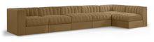 Load image into Gallery viewer, Rummi - Velvet Performance Fabric Upholstered 6 Piece Modular Sectional, L-Shaped (Right)