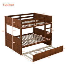 Load image into Gallery viewer, Bunk Bed With Twin Size Trundle