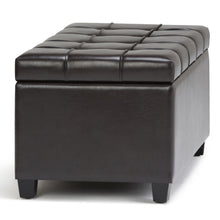 Load image into Gallery viewer, Sienna - Upholstered Storage Ottoman Bench