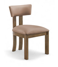 Load image into Gallery viewer, Lavrin - Vegan Leather Upholstered Dining Side Chair (Set of 2) - Walnut Base