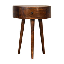 Load image into Gallery viewer, Semi Circle Nightstand - Chestnut