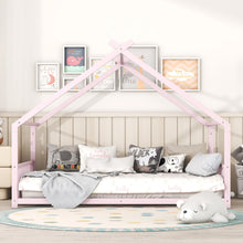 Load image into Gallery viewer, Metal House Bed