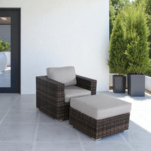 Load image into Gallery viewer, Outdoor Patio Chair Set For Patio With Foam Cushions