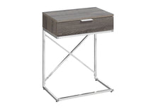 Load image into Gallery viewer, Accent Side Table, Storage Drawer, Contemporary - Taupe