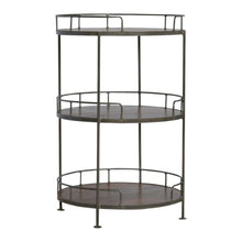 Load image into Gallery viewer, Round Butler Tray Table - Chestnut