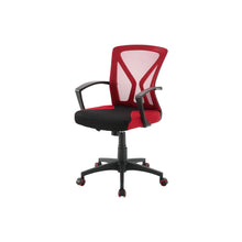 Load image into Gallery viewer, Office Chair With Adjustable Height, Swivel - Black