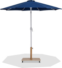 Load image into Gallery viewer, Fiji - Aluminum Patio Umbrella With Square Teak And White Base