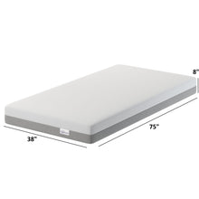 Load image into Gallery viewer, 8" Memory Foam Mattress With Adaptive Foam Support And Breathable Cover