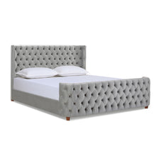 Load image into Gallery viewer, Brooklyn - Tufted Panel Bed Headboard And Footboard Set