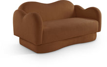 Load image into Gallery viewer, Bloom - Teddy Fabric Loveseat - Saddle