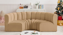 Load image into Gallery viewer, Arc - Velvet 4 Piece U-Shaped Modular Sofa