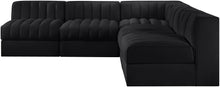 Load image into Gallery viewer, Rummi - Armless Velvet Performance Fabric Upholstered 5 Piece Modular Sectional