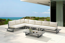 Load image into Gallery viewer, Maldives - 5 Piece Water Resistant Outdoor Patio Modular Sectional With Gray Base