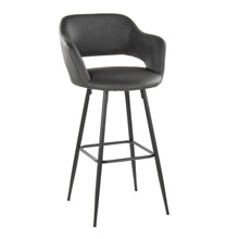 Load image into Gallery viewer, Margarite - Contemporary Fixed Height BarStool With Square Footrest (Set of 2)