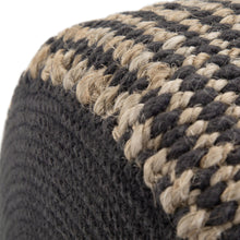 Load image into Gallery viewer, Larissa - Handcrafted Round Braided Pouf