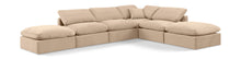 Load image into Gallery viewer, Indulge - Velvet 6 Piece Modular Armless Sectional