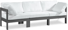 Load image into Gallery viewer, Nizuc - Outdoor Patio 3 Seat Modular Sofa With Gray Frame