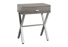 Load image into Gallery viewer, Accent Side X Table, Storage Drawer, Contemporary & Modern