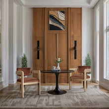 Load image into Gallery viewer, Sacha - Velvet Dining Chair With Natural Base (Set of 2)
